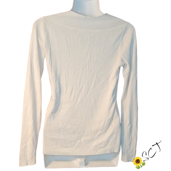 🌻 BANANA REPUBLIC -  Small Beige T-Shirt - Picture 3 of 4